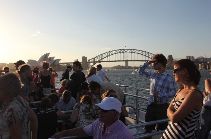 Sydney Harbour Bridge, New Years Eve, Sunset