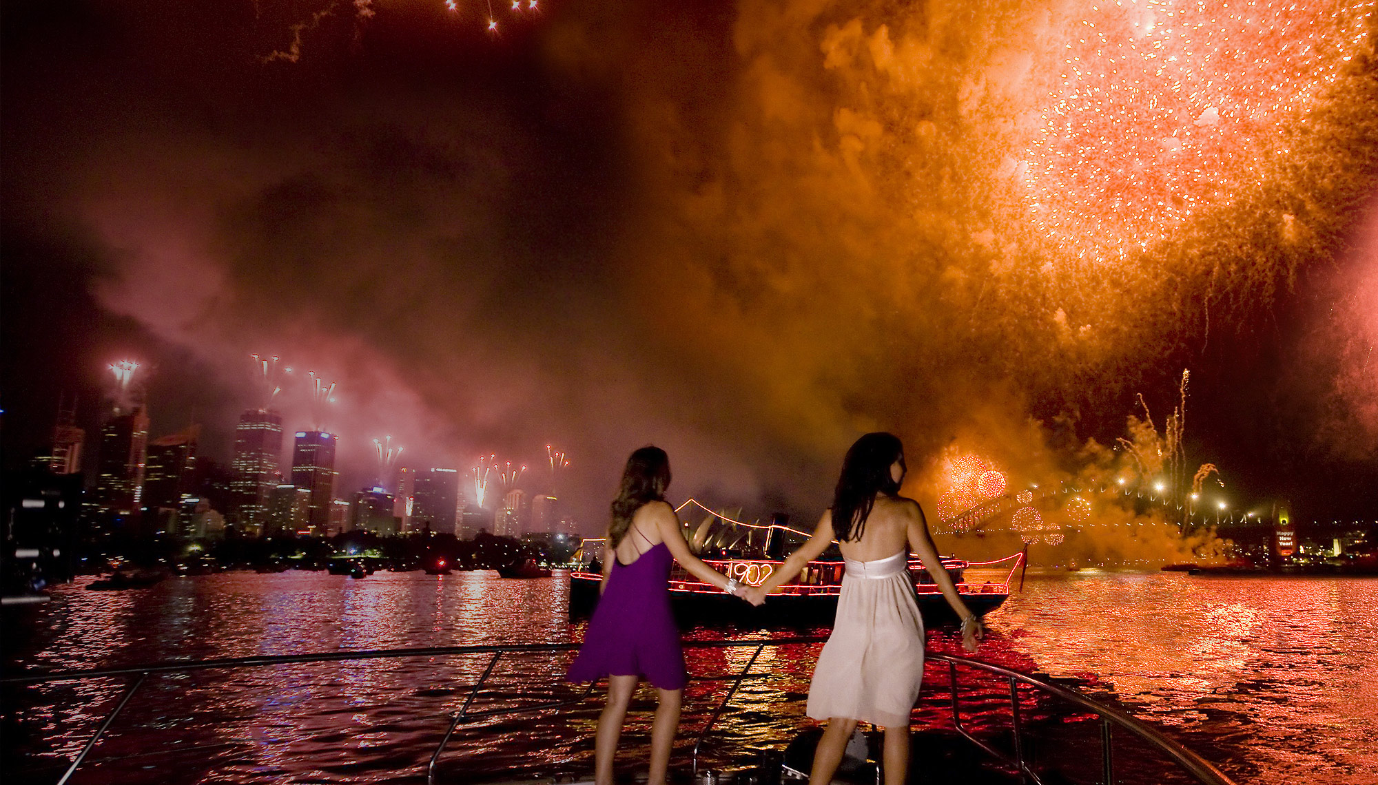New Years Eve, Fireworks, Sydney Harbour