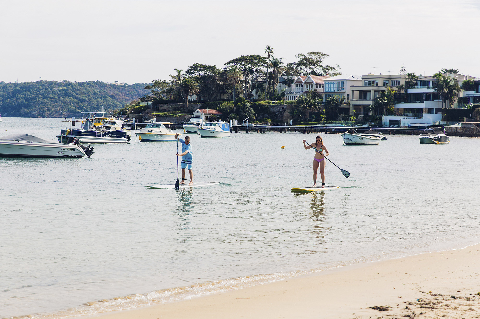 stand up paddleboarding at Watsons Bay